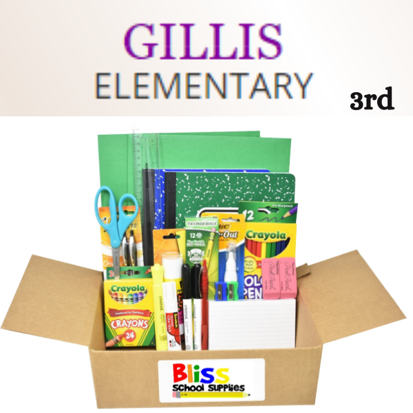 Gillis Elementary Third Grade Supply Kits