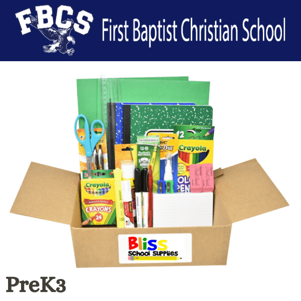 First Baptist Christian School - Pre K3