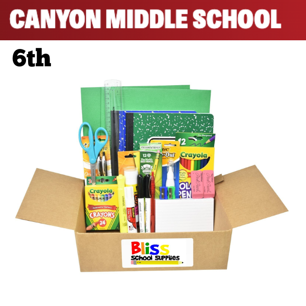 Canyon Middle School - Sixth Grade