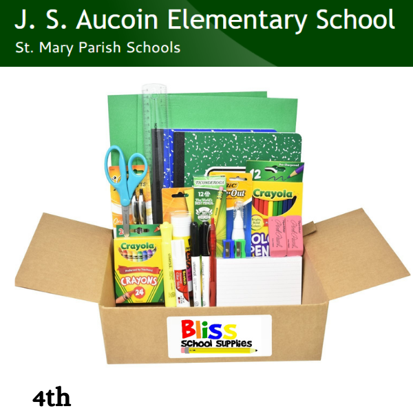 J. S. Aucoin Elementary - Fourth Grade