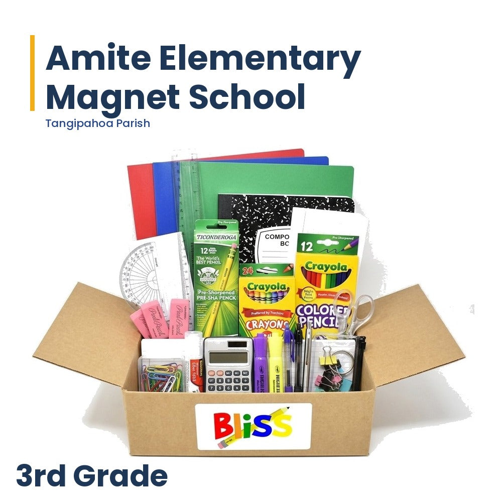 Amite Elementary Magnet School 3rd Grade School Supply Kit