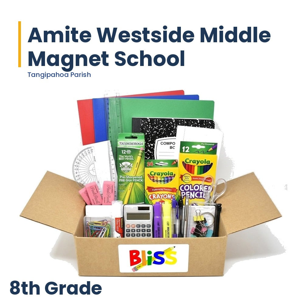 Amite Westside Middle Magnet School 8th Grade School Supply Kit