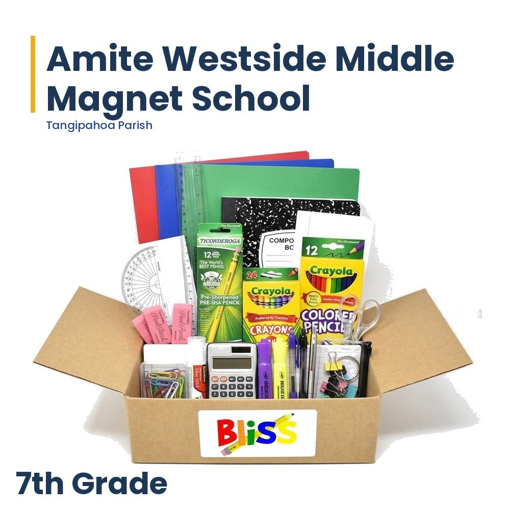 Amite Westside Middle Magnet School 7th Grade School Supply Kit