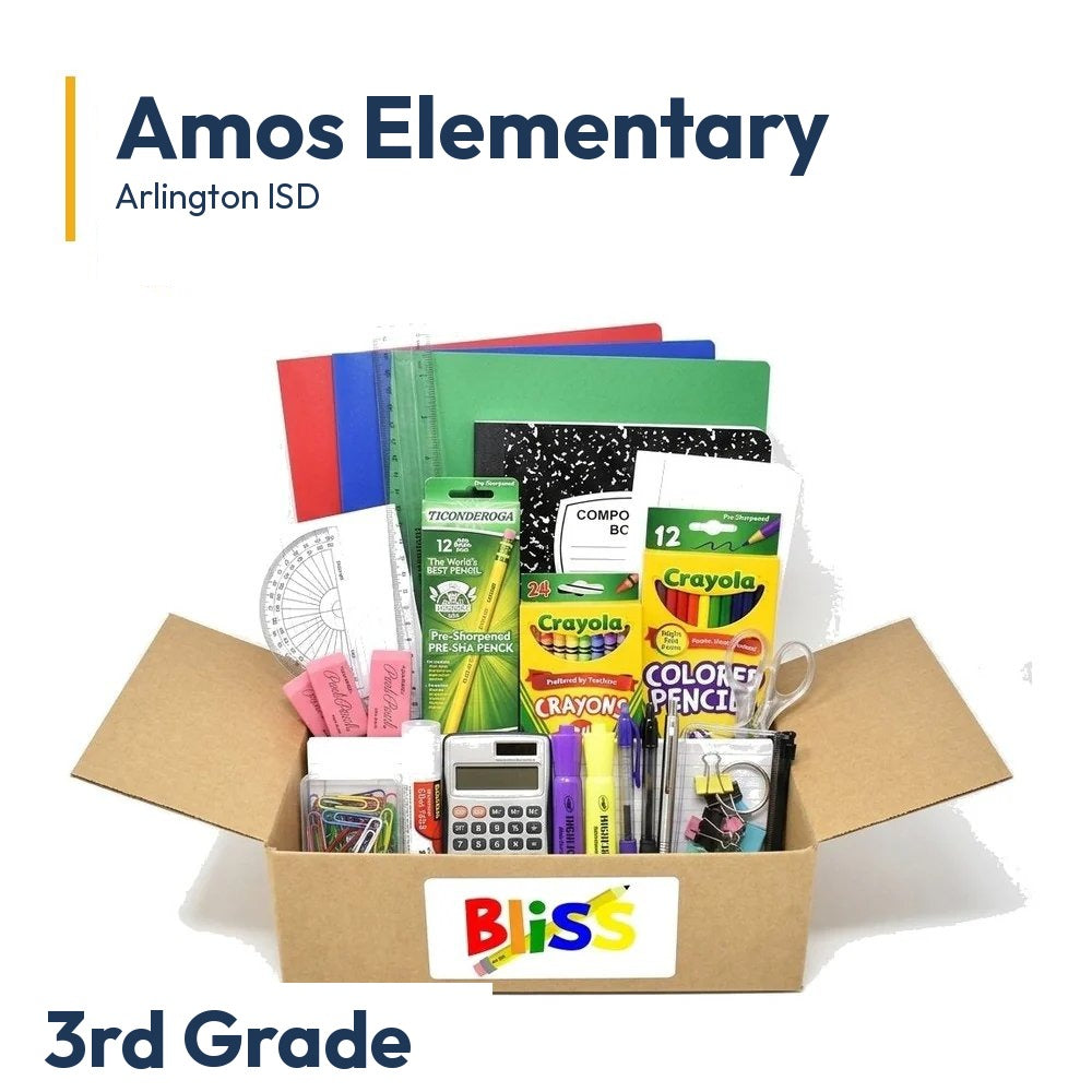 Amos Elementary 3rd Grade School Supply Kit