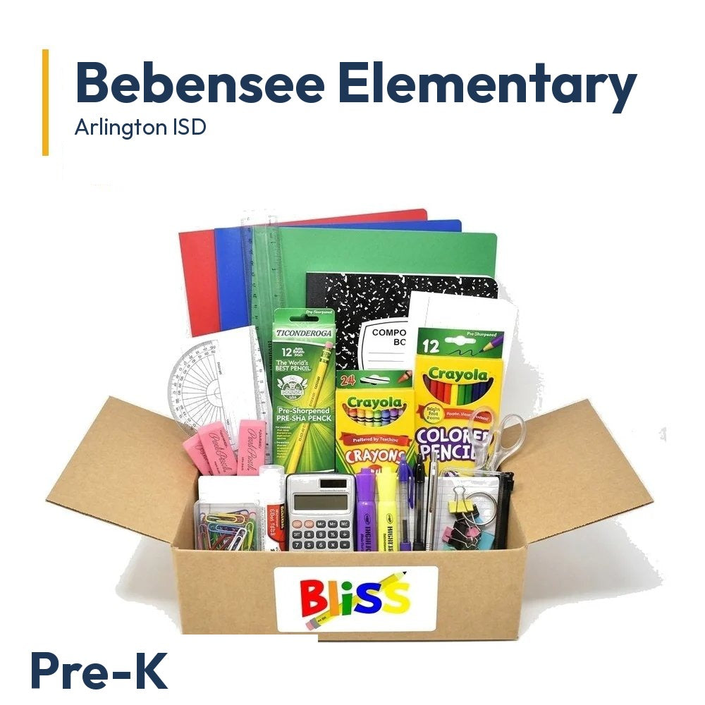 Bebensee Elementary Pre-K School Supply Kit