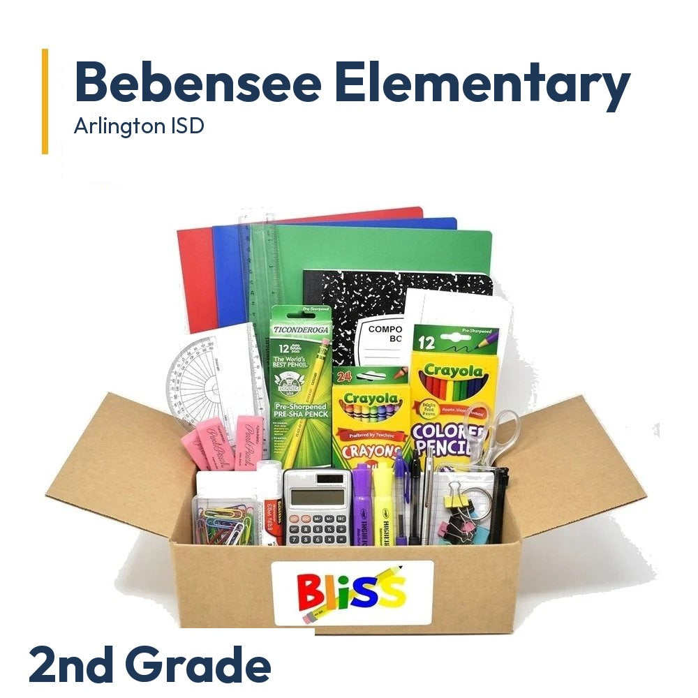 Bebensee Elementary 2nd Grade School Supply Kit