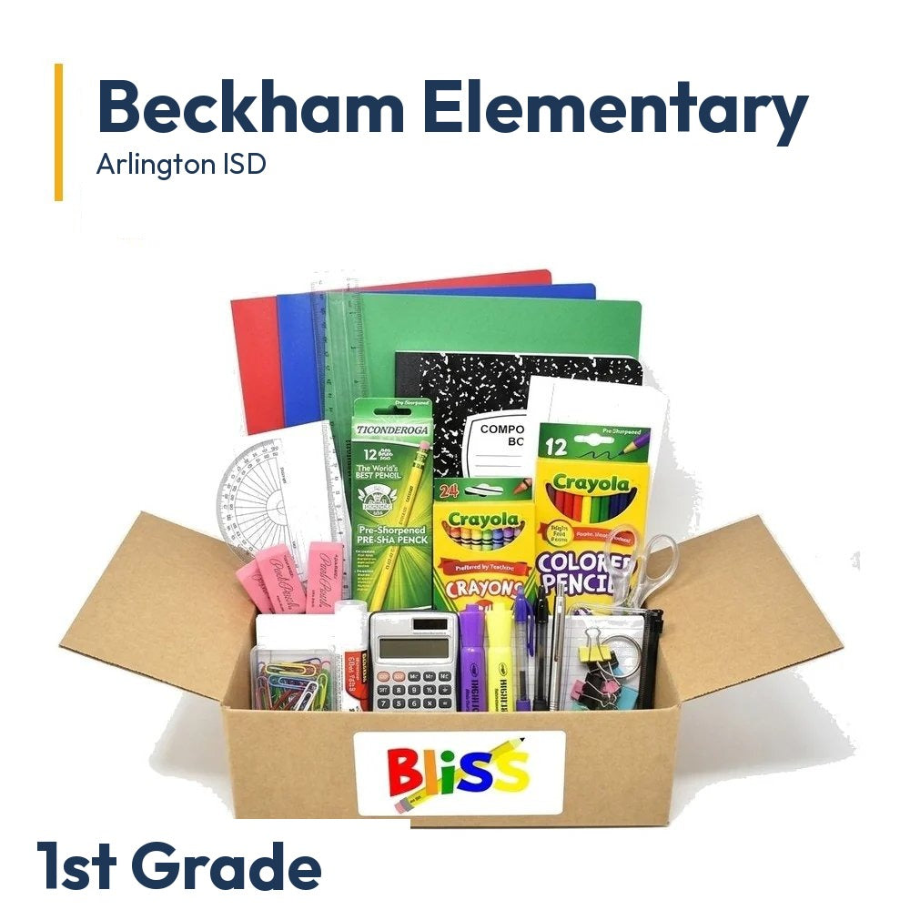 Beckham Elementary 1st Grade School Supply Kit