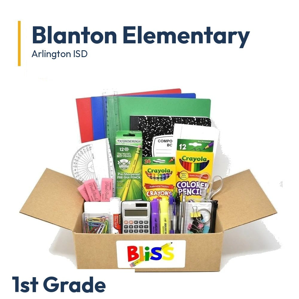 Blanton Elementary 1st Grade School Supply Kit