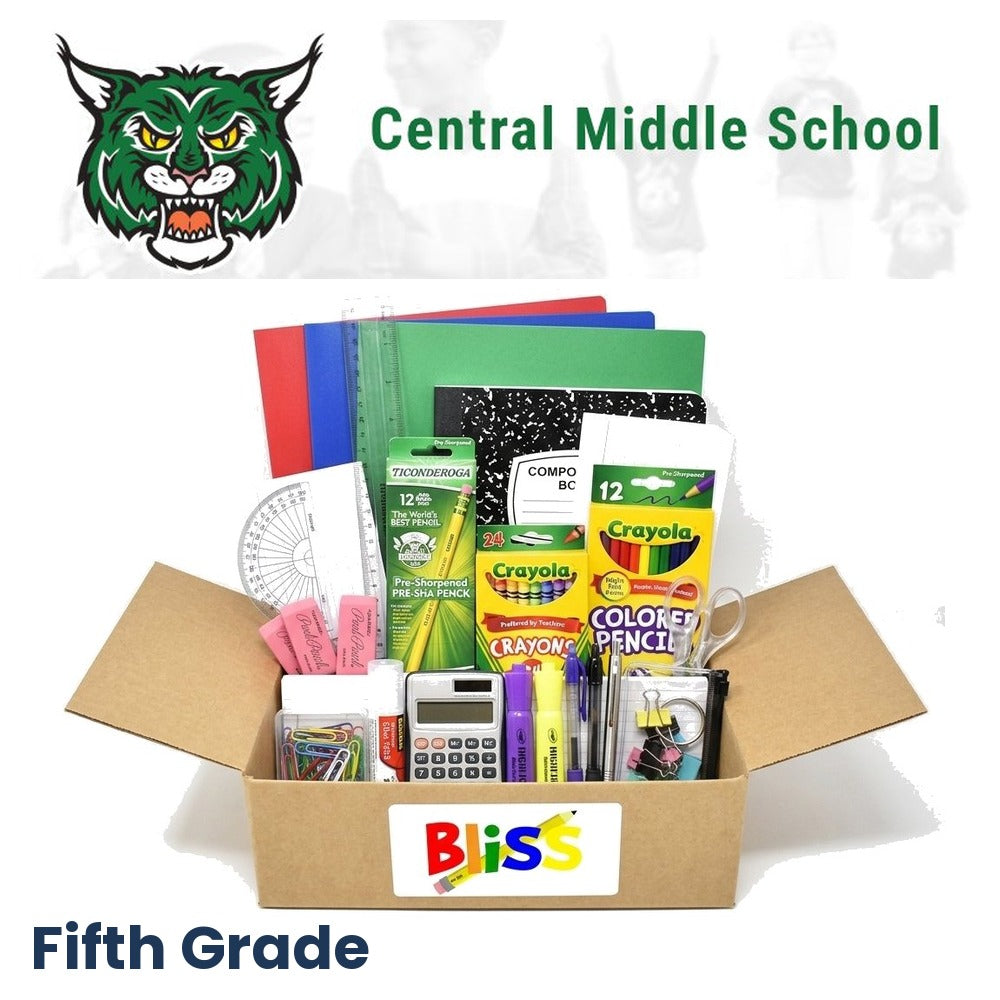 Central Middle School 5th Grade School Supply Kit