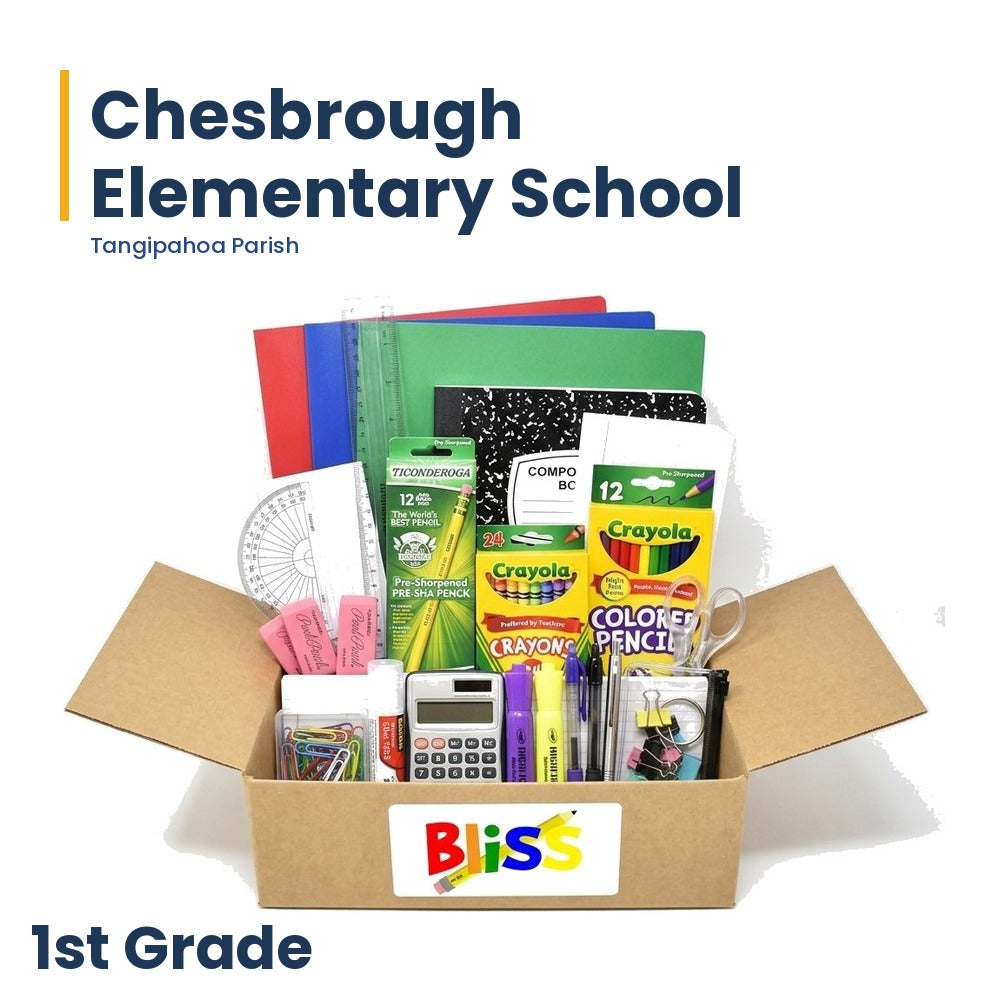 Chesbrough Elementary School 1st Grade School Supply Kit