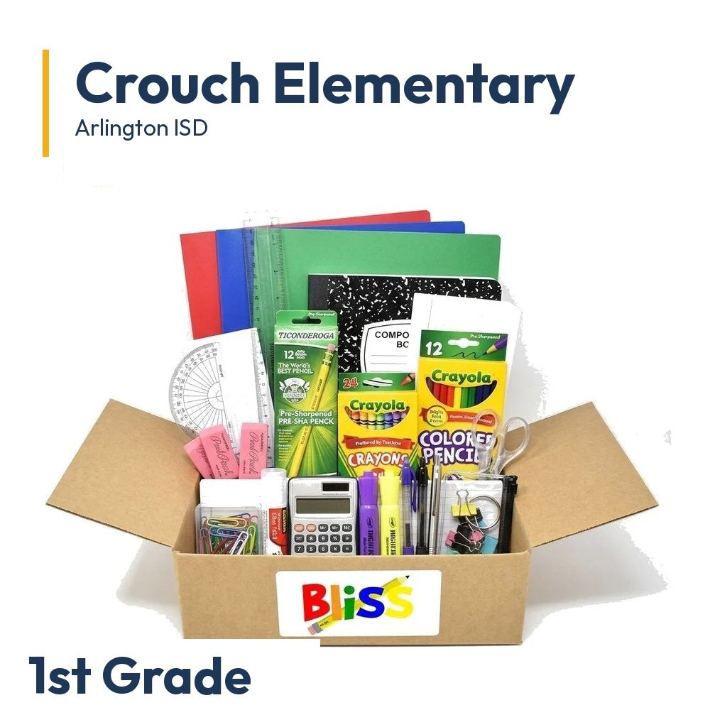 Crouch Elementary 1st Grade School Supply Kit
