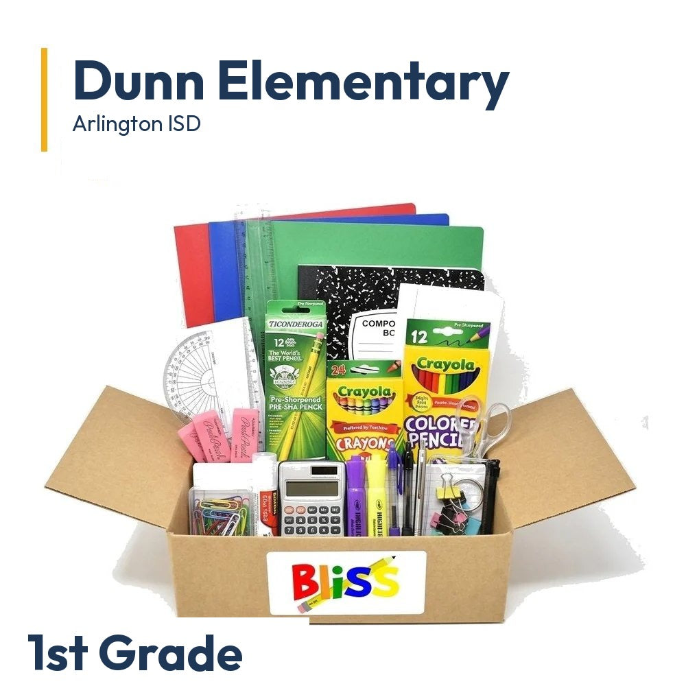 Dunn Elementary 1st Grade School Supply Kit