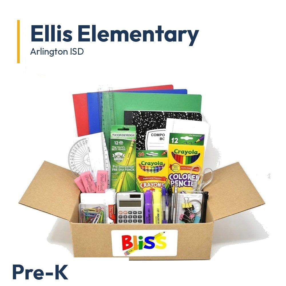 Ellis Elementary Pre-K School Supply Kit