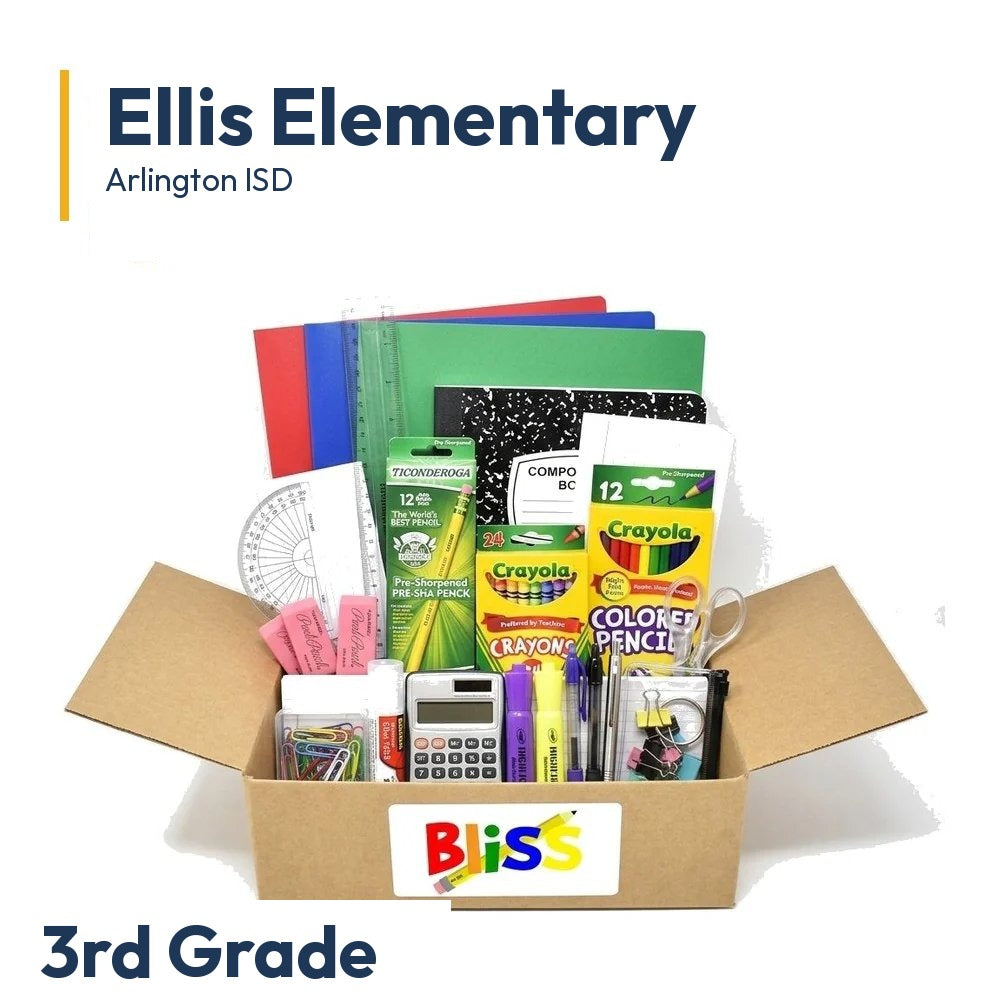 Ellis Elementary 3rd Grade School Supply Kit