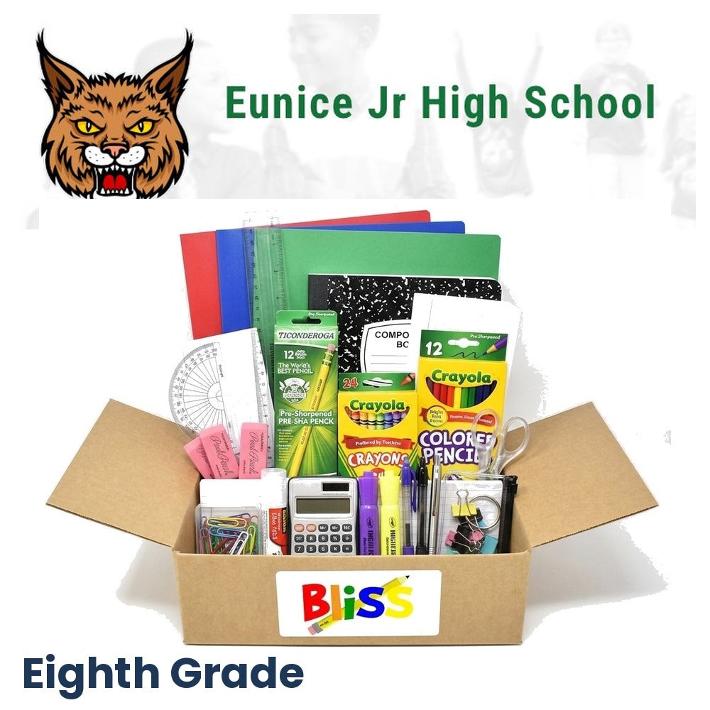 Eunice Jr High School 8th Grade School Supply Kit