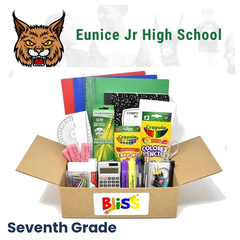 Eunice Jr High School 7th Grade School Supply Kit