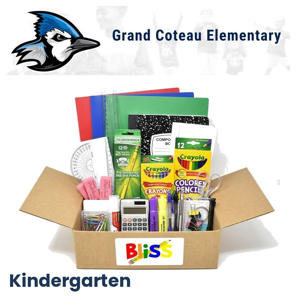 Grand Coteau Elementary School Kindergarten School Supply Kit