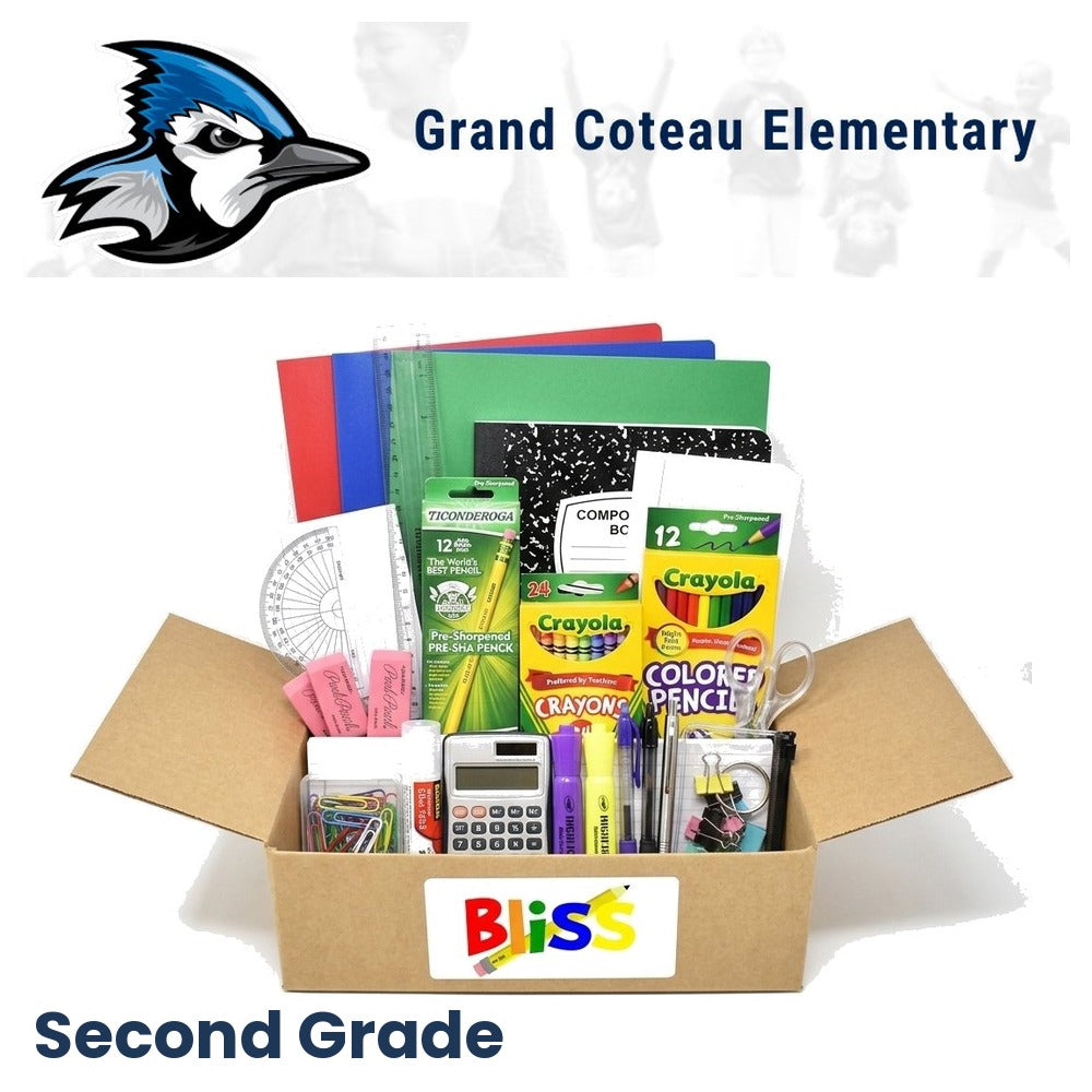 Grand Coteau Elementary School 2nd Grade School Supply Kit