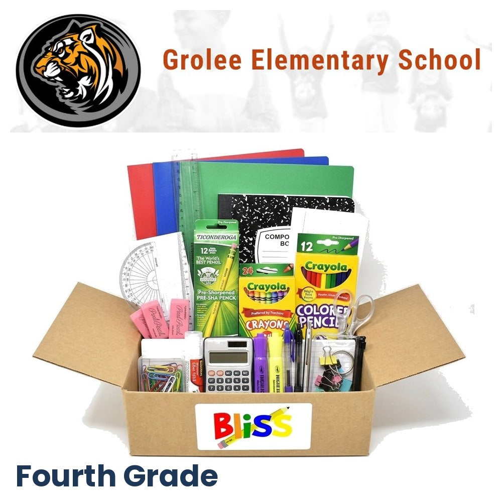 Grolee Elementary School 4th Grade School Supply Kit