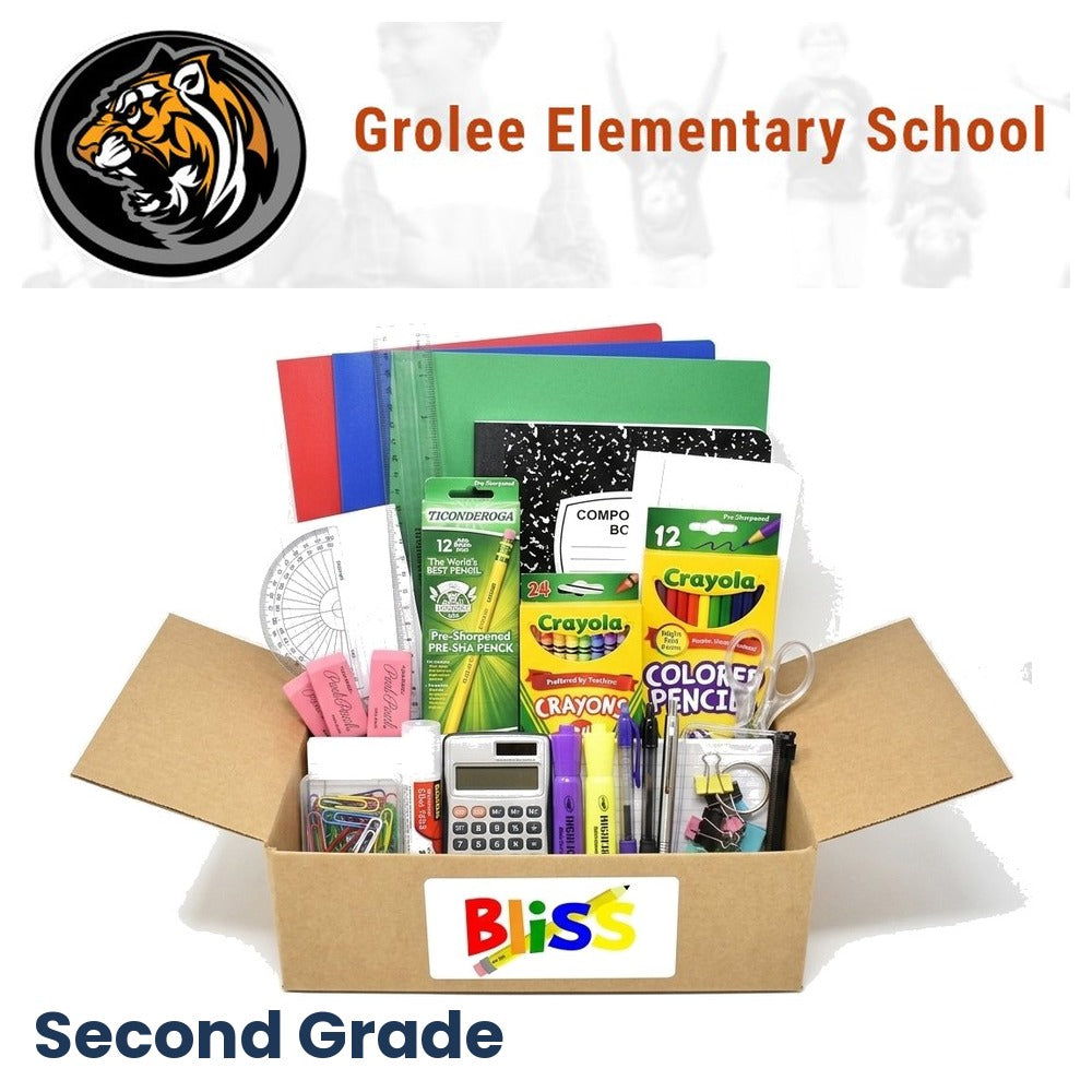 Grolee Elementary School 2nd Grade School Supply Kit