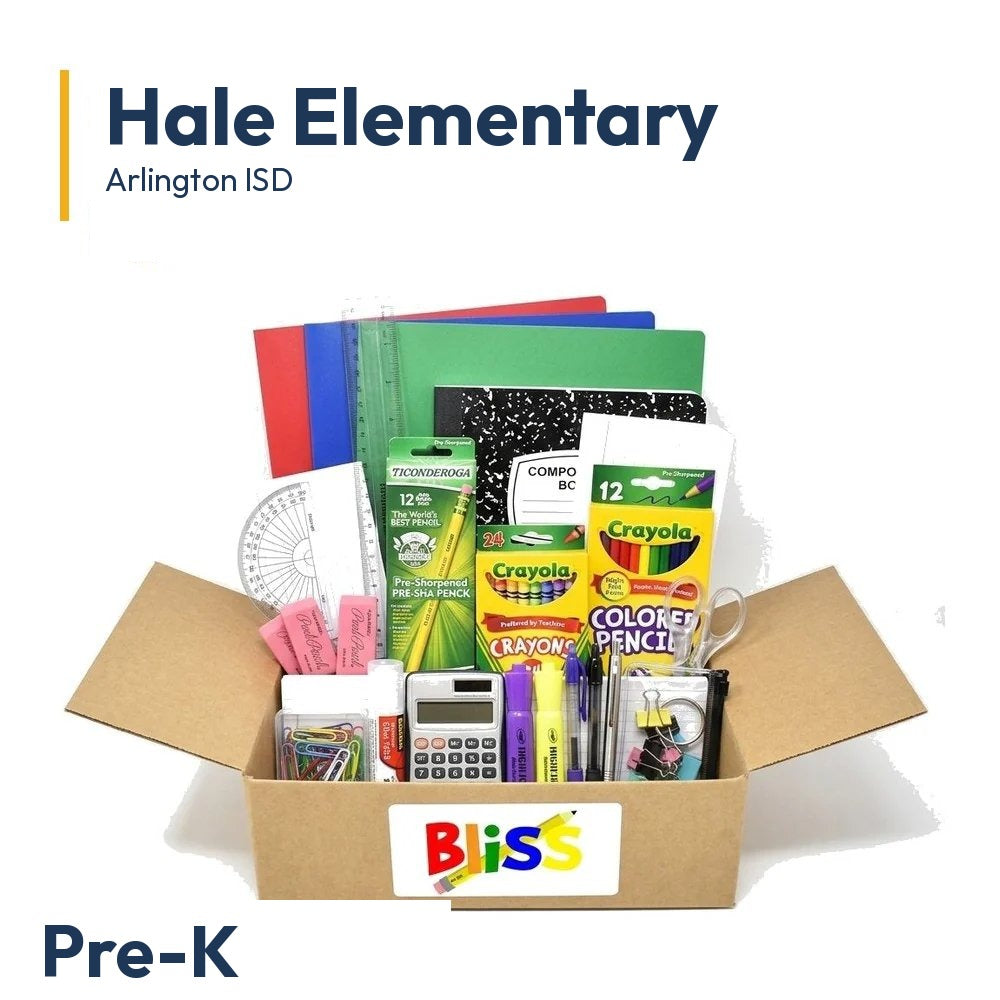 Hale Elementary Pre-K School Supply Kit