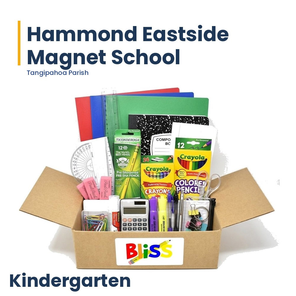 Hammond Eastside Magnet School Kindergarten School Supply Kit