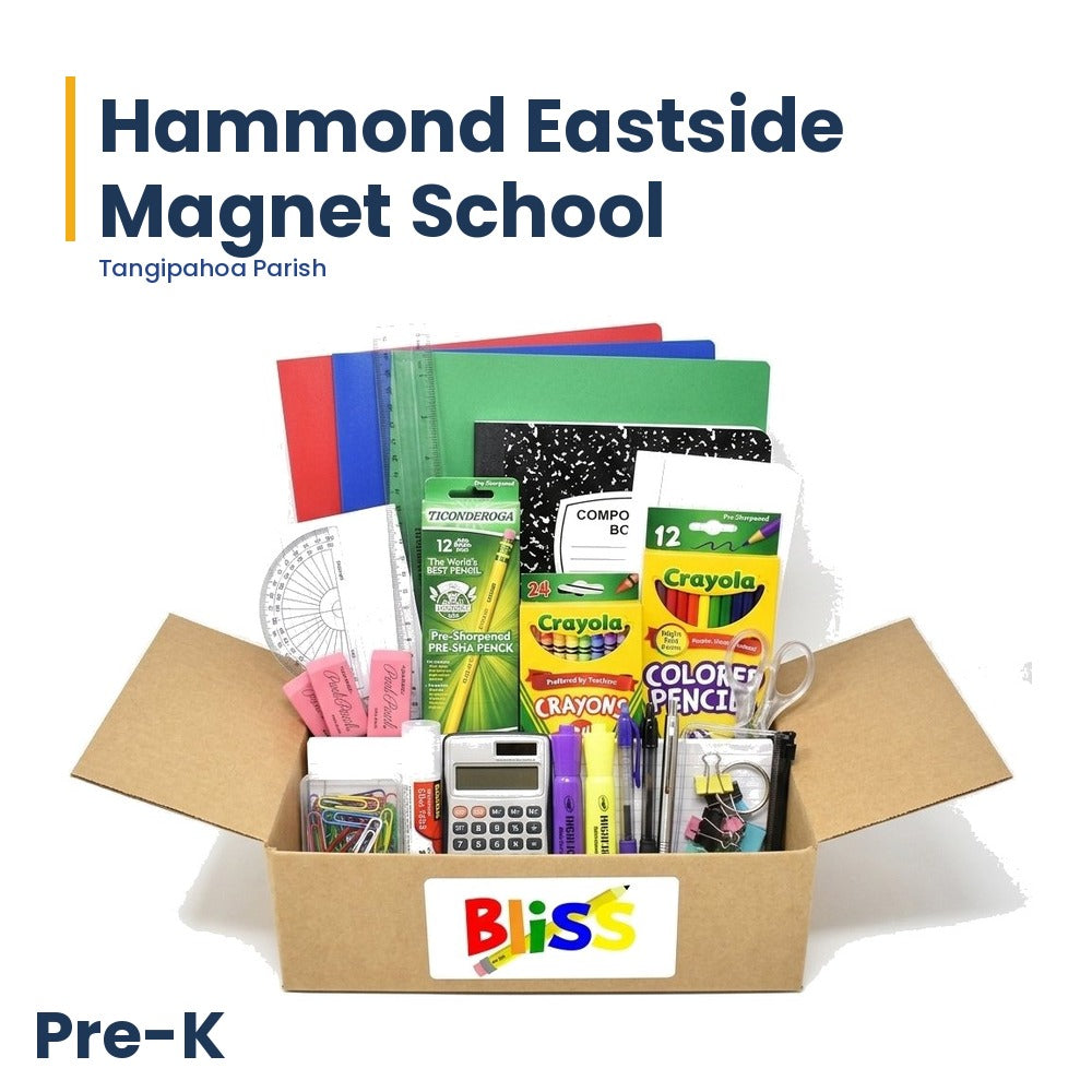Hammond Eastside Magnet School Pre-K School Supply Kit