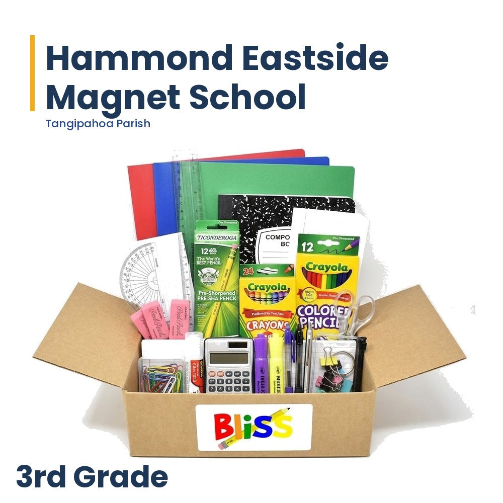 Hammond Eastside Magnet School 3rd Grade School Supply Kit