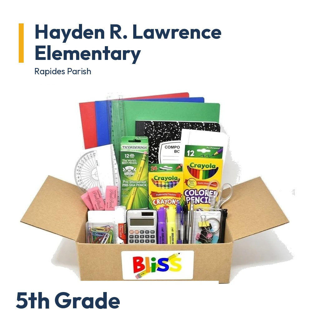 Hayden R. Lawrence Elementary 5th Grade School Supply Kit