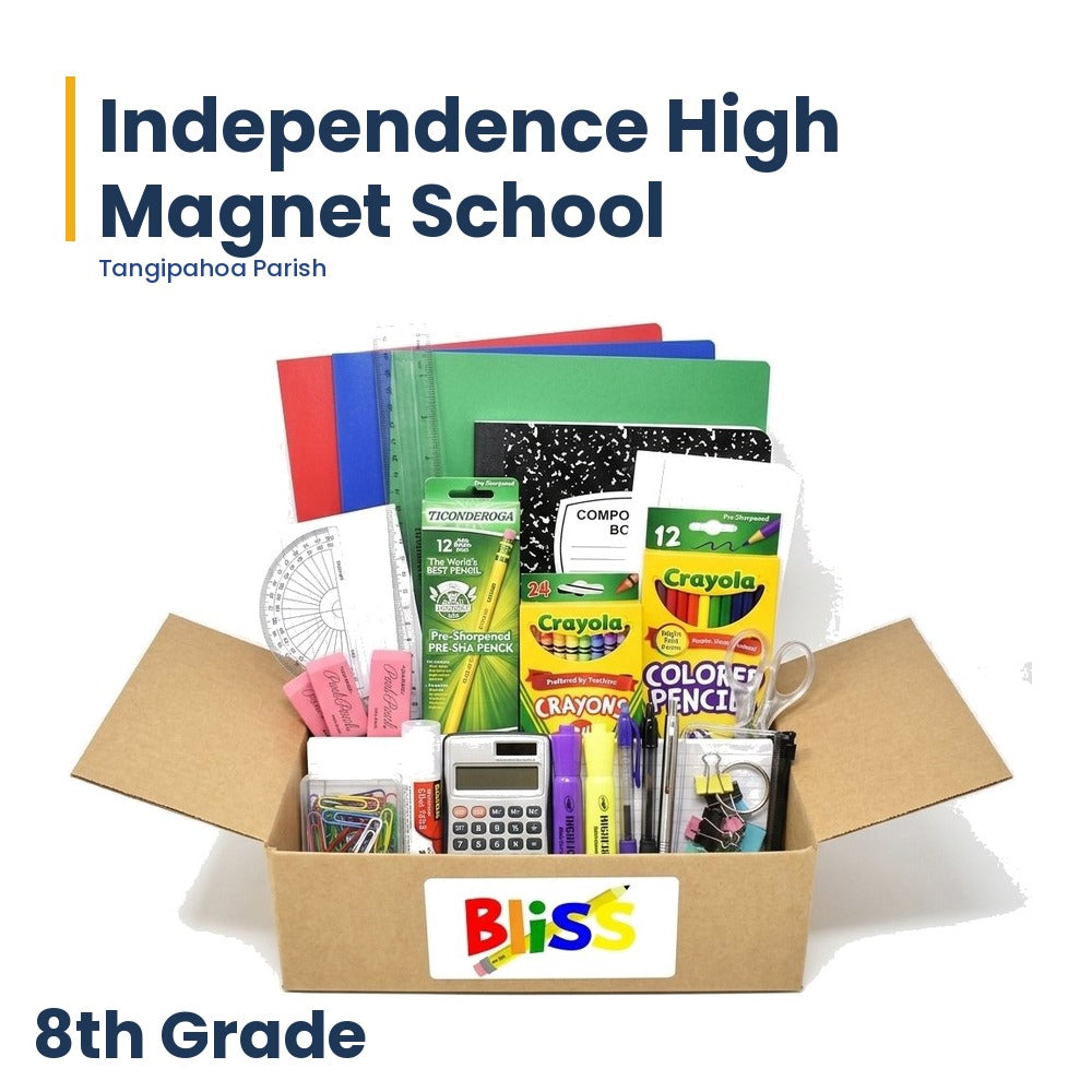 Independence High Magnet School 8th Grade School Supply Kit