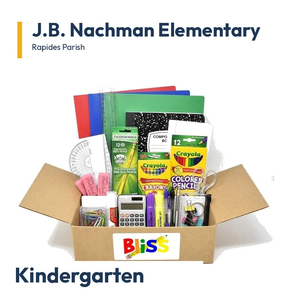 J.B. Nachman Elementary Kindergarten School Supply Kit