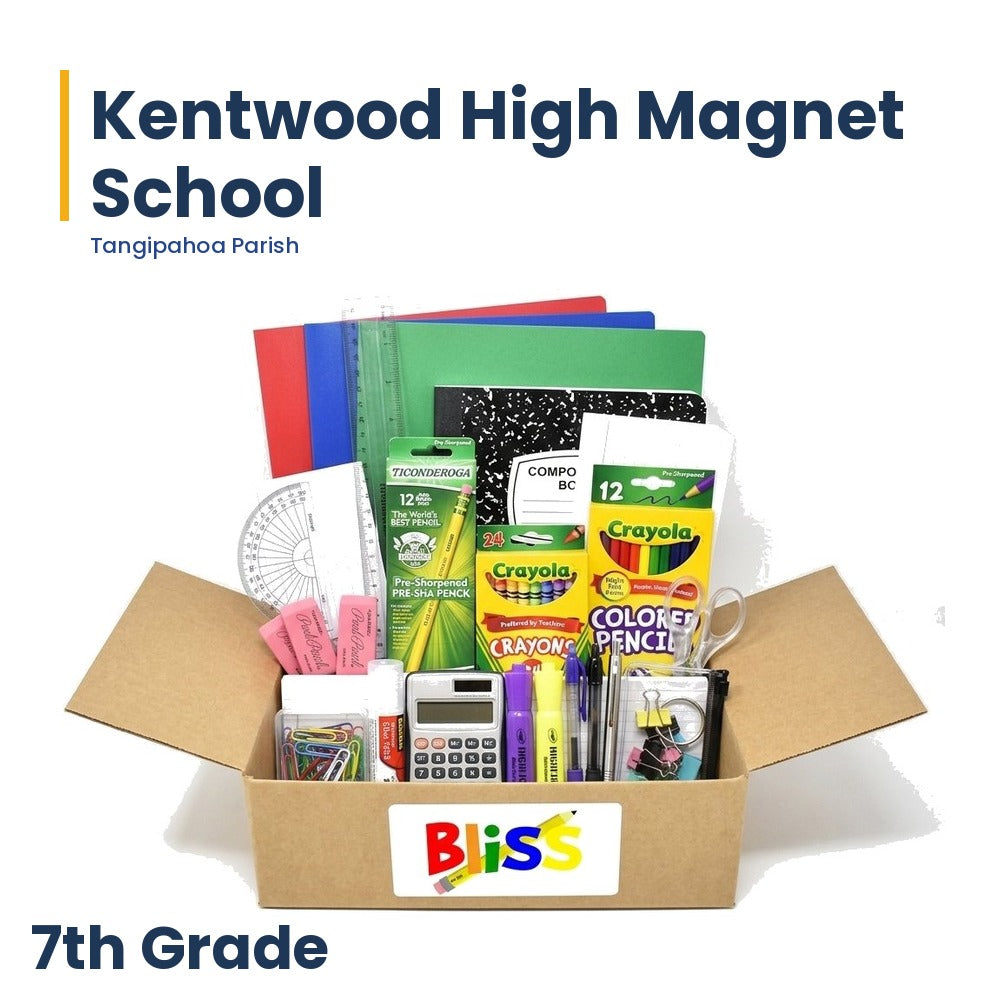Kentwood High Magnet School 7th Grade School Supply Kit