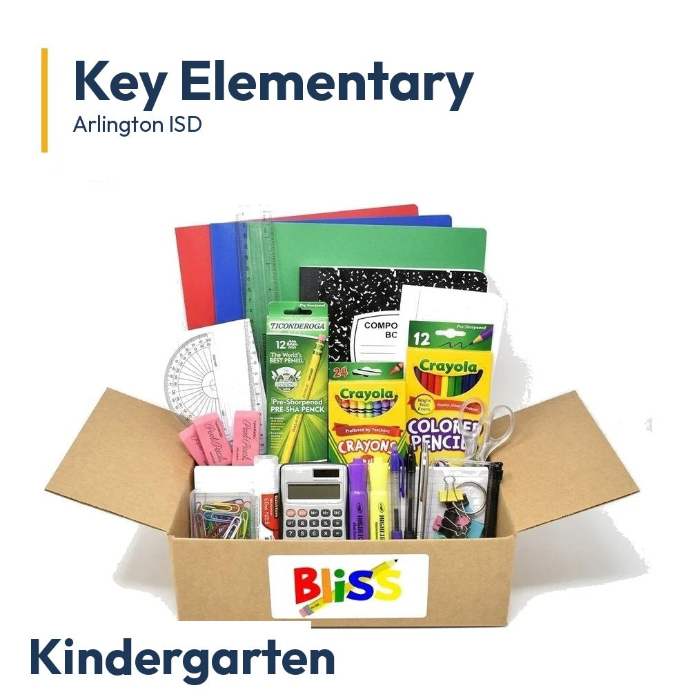 Key Elementary Kindergarten School Supply Kit