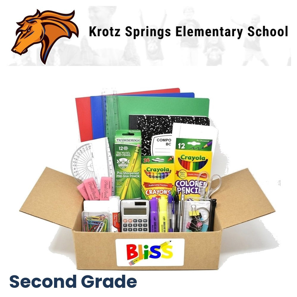 Krotz Springs Elementary School 2nd Grade School Supply Kit