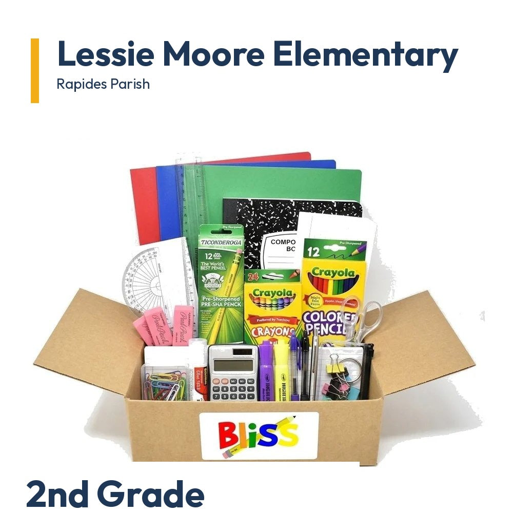 Lessie Moore Elementary 2nd Grade School Supply Kit
