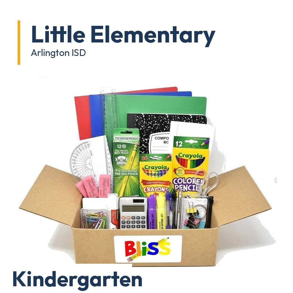 Little Elementary Kindergarten School Supply Kit