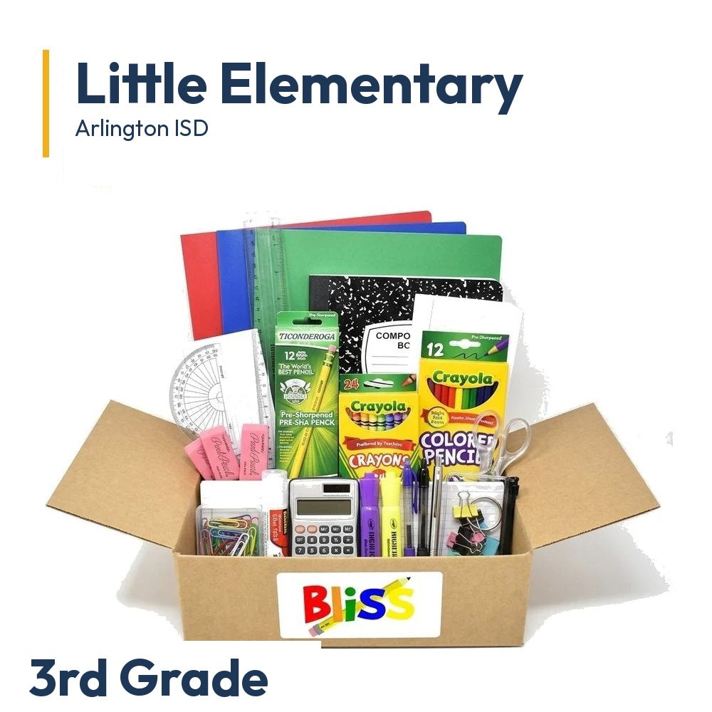 Little Elementary 3rd Grade School Supply Kit