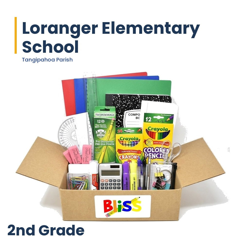Loranger Elementary School 2nd Grade School Supply Kit