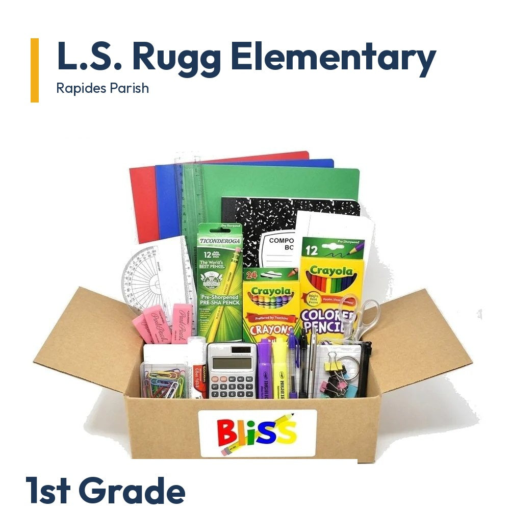 L.S. Rugg Elementary 1st Grade School Supply Kit