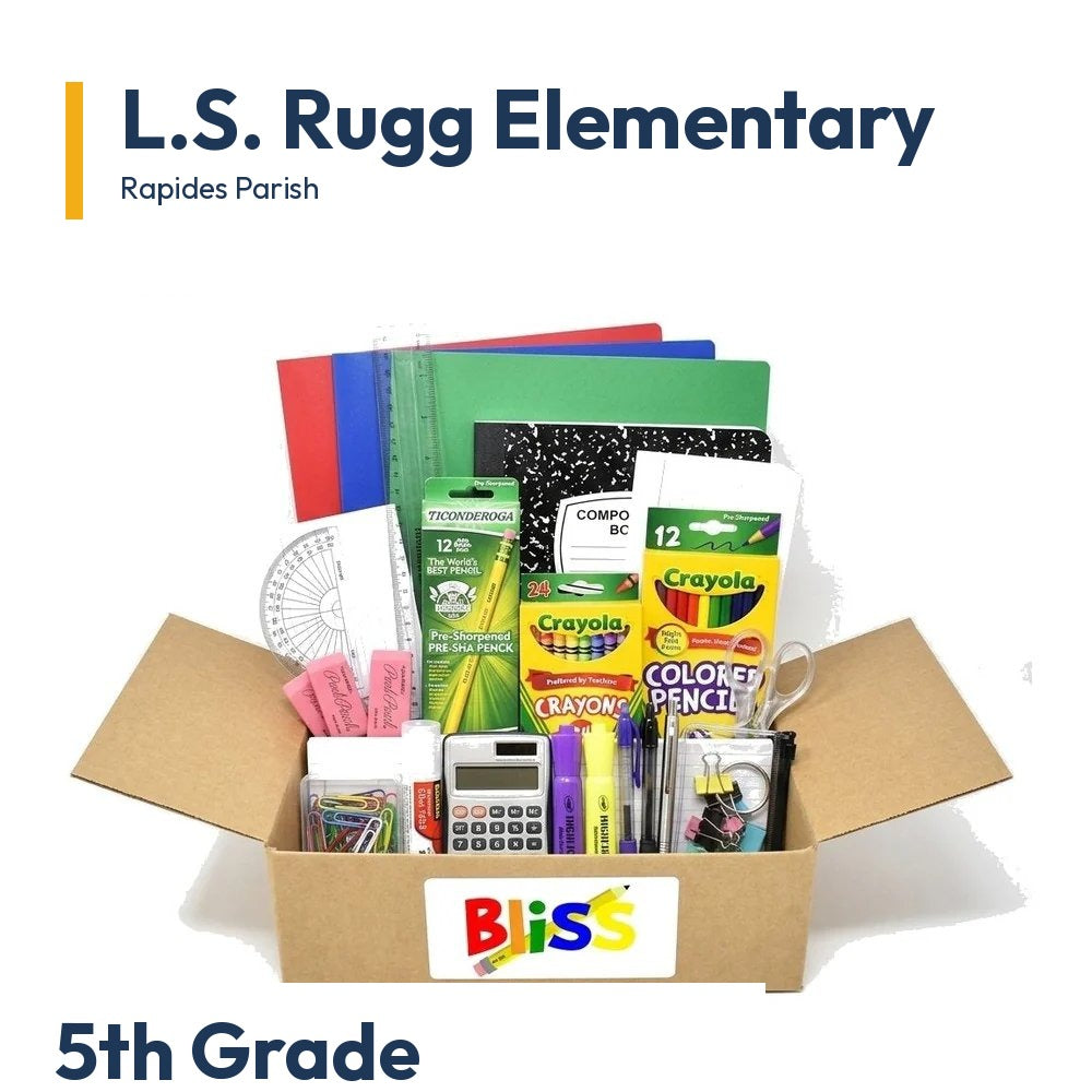 L.S. Rugg Elementary 5th Grade School Supply Kit