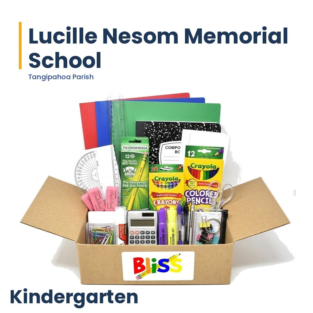 Lucille Nesom Memorial School Kindergarten School Supply Kit