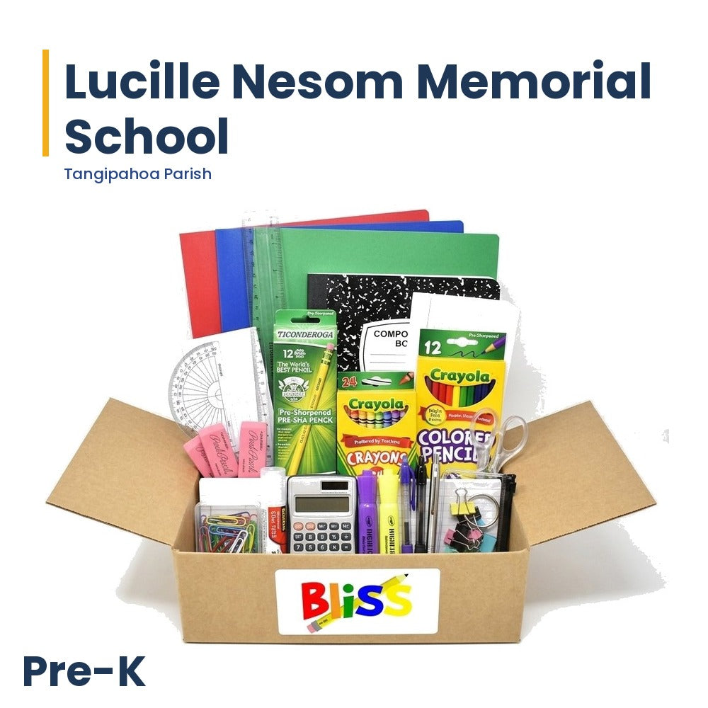 Lucille Nesom Memorial School Pre-K School Supply Kit