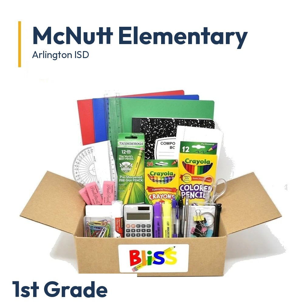 McNutt Elementary 1st Grade School Supply Kit