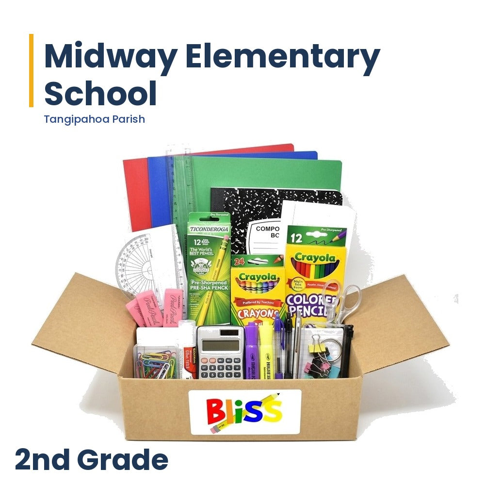 Midway Elementary School 2nd Grade School Supply Kit