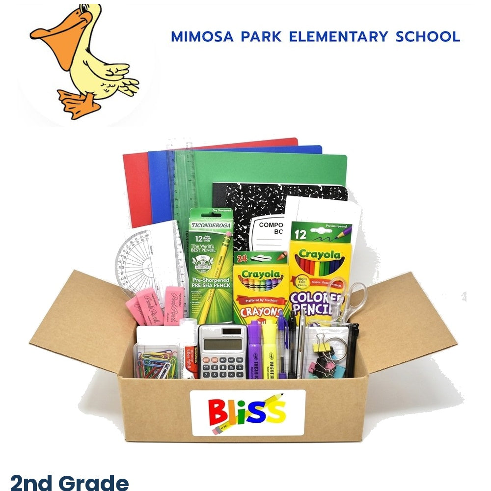 Mimosa Park Elementary School 2nd Grade School Supply Kit