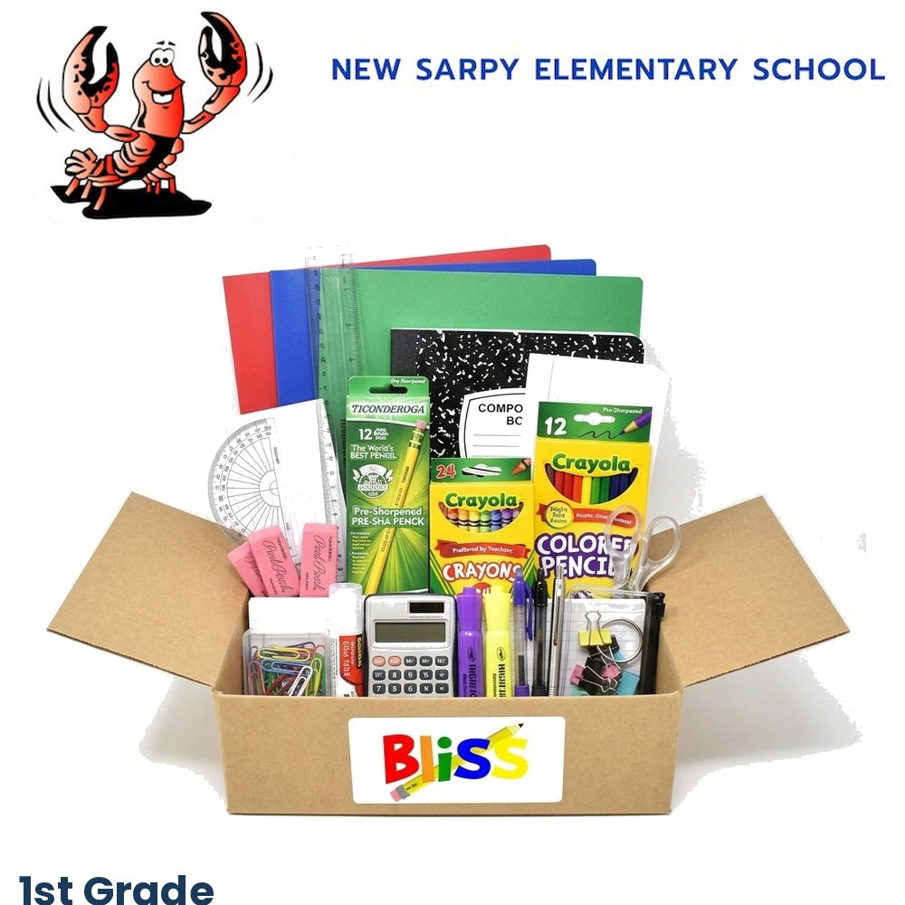 New Sarpy Elementary School 1st Grade School Supply Kit