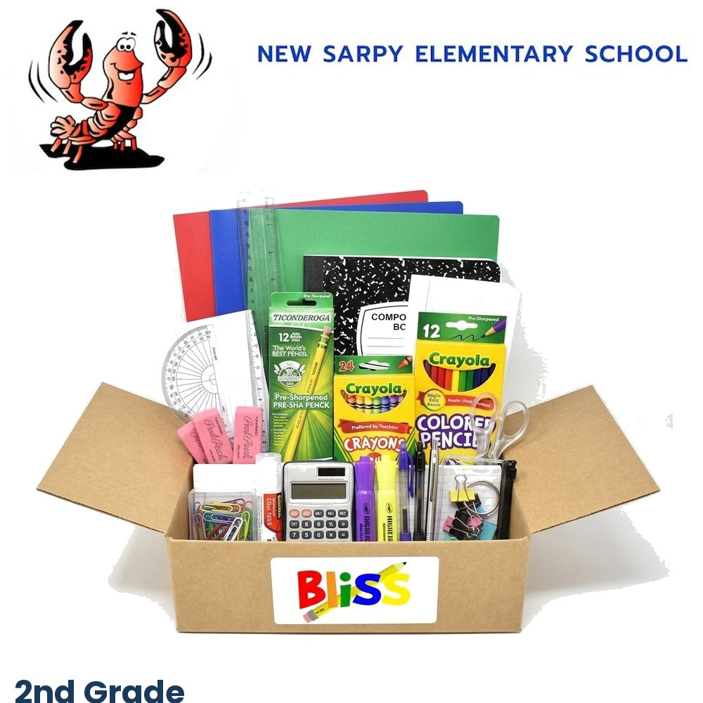New Sarpy Elementary School 2nd Grade School Supply Kit