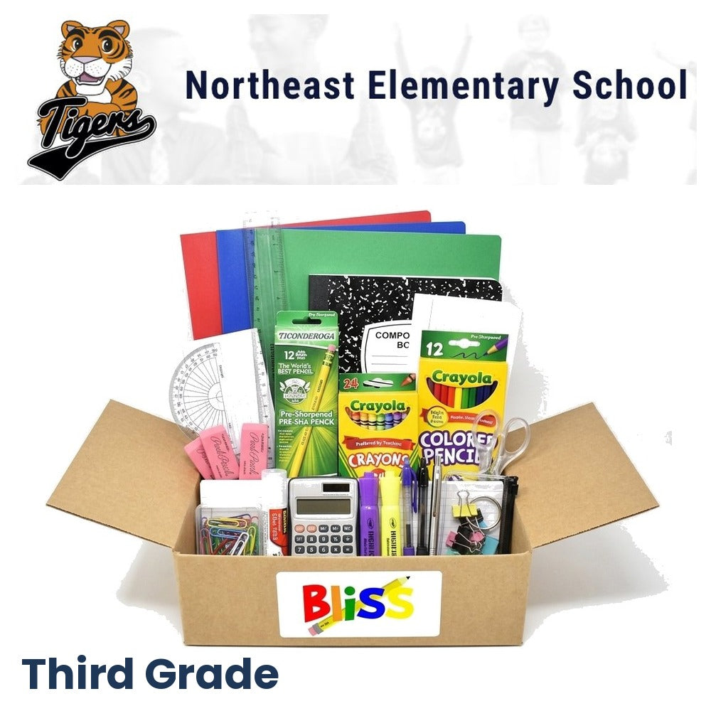 Northeast Elementary School 3rd Grade School Supply Kit