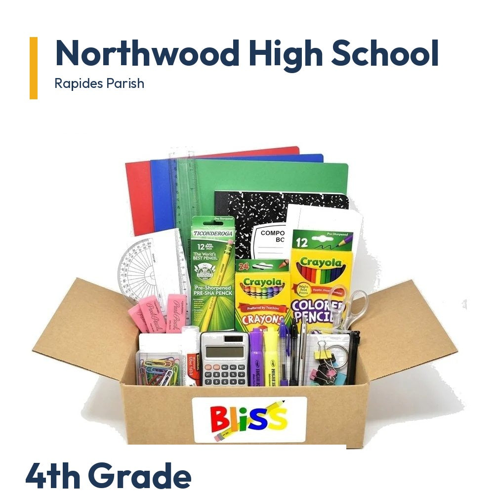 Northwood High School 4th Grade School Supply Kit