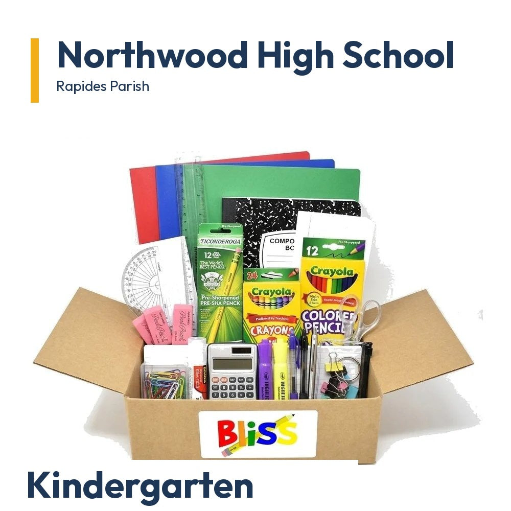 Northwood High School Kindergarten School Supply Kit